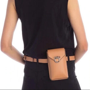 Rebecca Minkoff Waist Belt Bag Tan Phone Small Travel